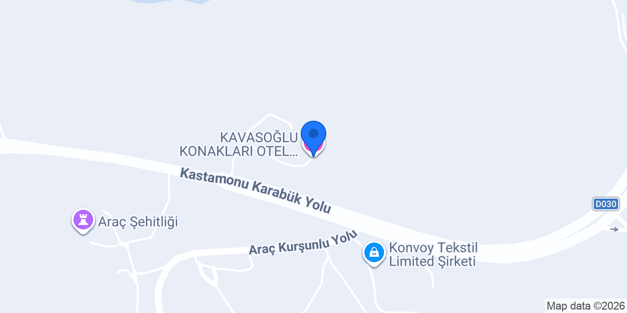 KAVASOĞLU KONAKLARI OTEL & RESTORAN konumu