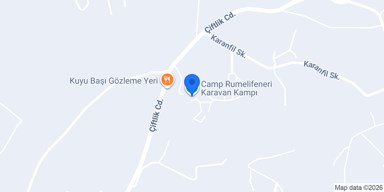 Camp Rumelifeneri Karavan Kampı konumu