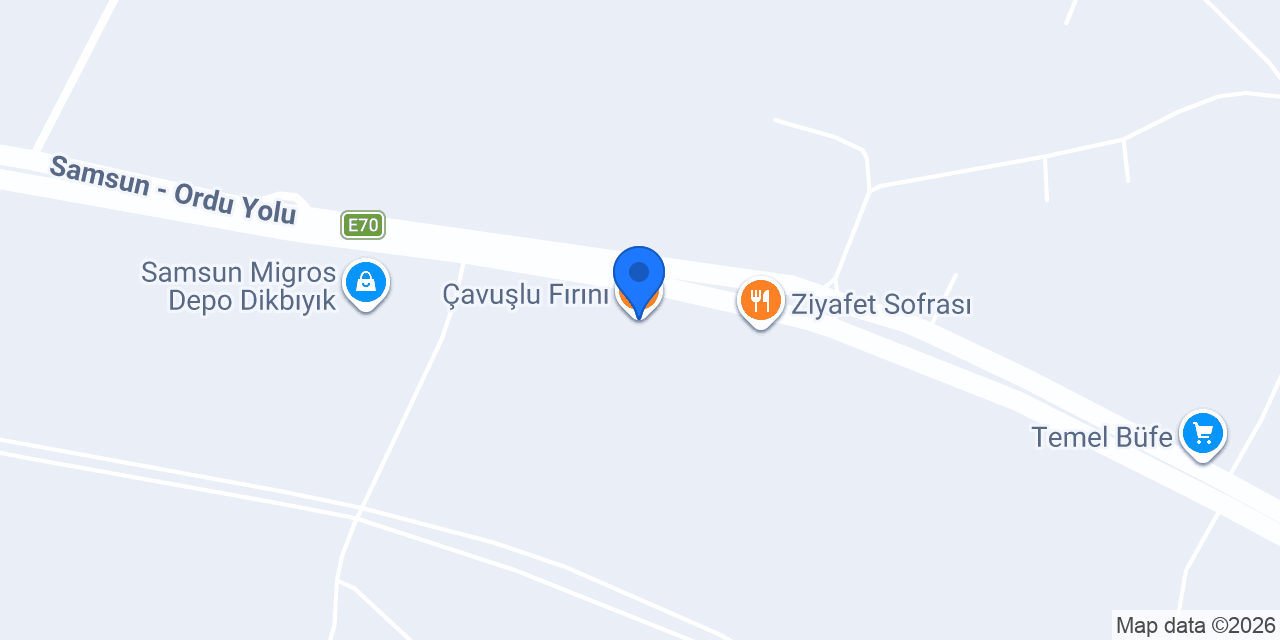 Çavuşlu Fırını konumu
