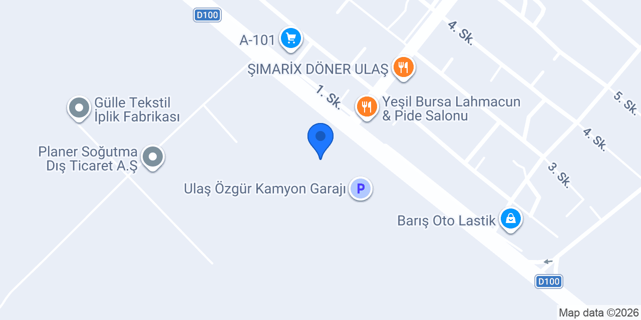 Uzman Vinç Çorlu Şubesi konumu