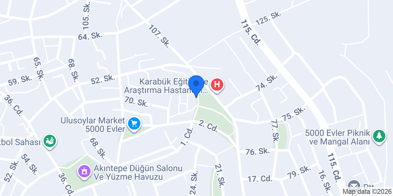 Beşbinevler Eczanesi konumu
