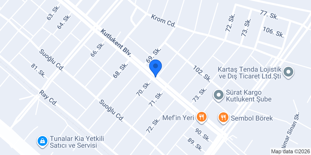 Yonca Çiçekçilik konumu