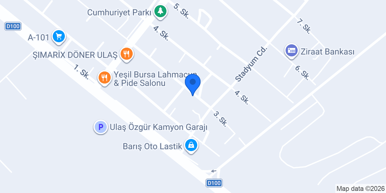 Bammy Ahşap Atölyesi konumu