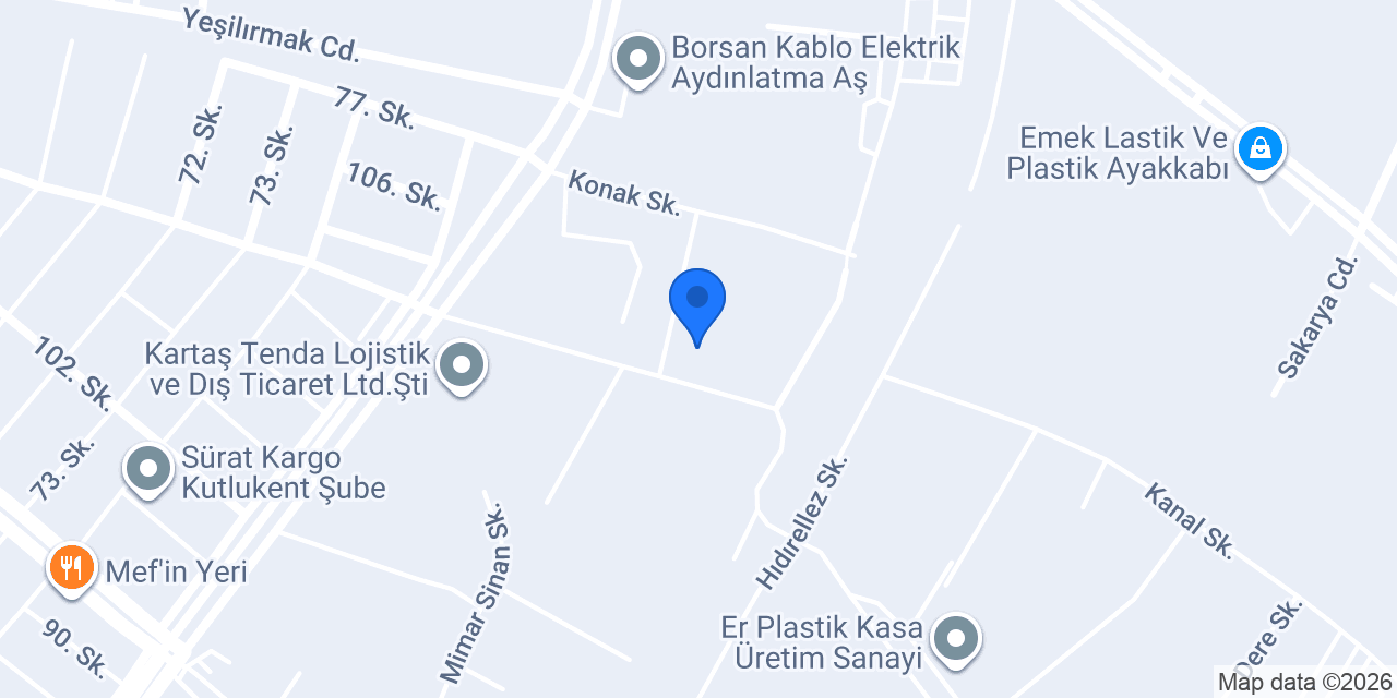 Özevin Yemek Fabrikası 2 konumu