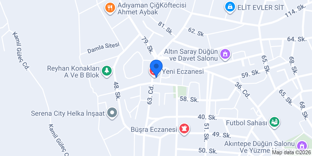 Yeni Eczanesi konumu