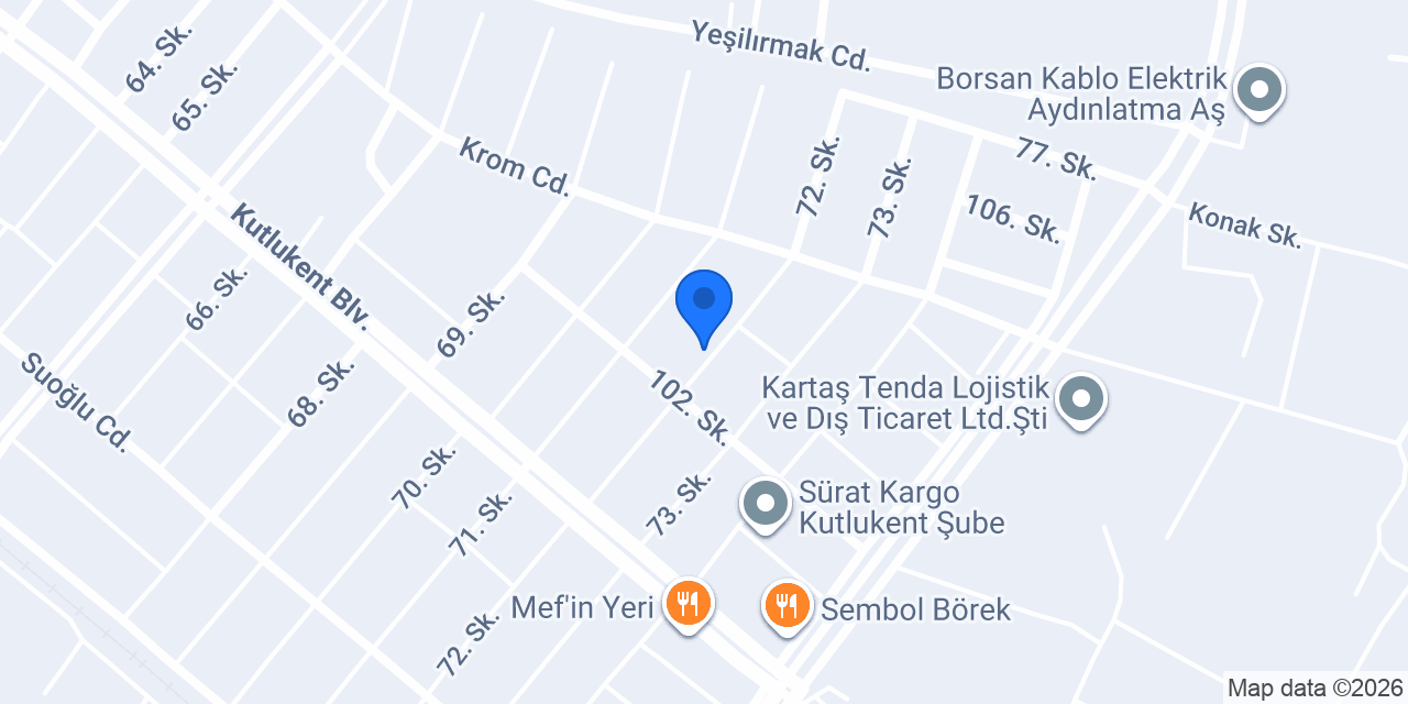 Pala İş Metal konumu