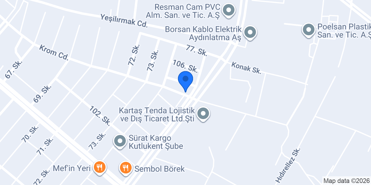 ARTE İç Mimarlık konumu