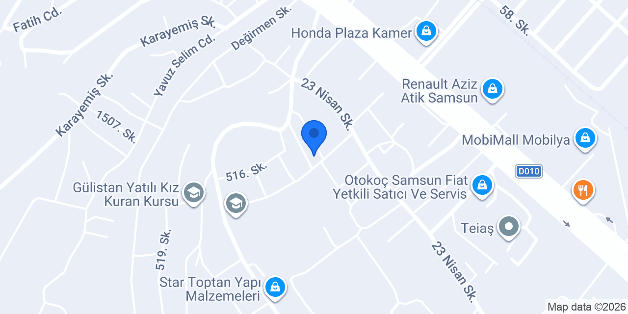 Çetin Elektrik konumu