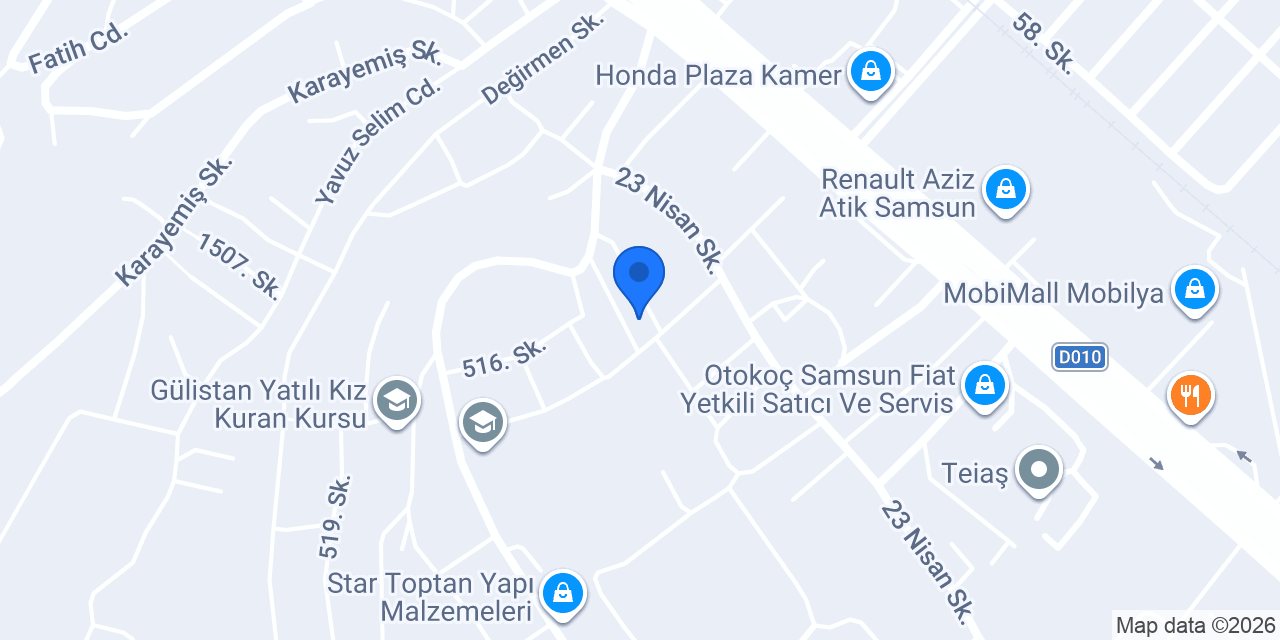 Çetin Zahire konumu