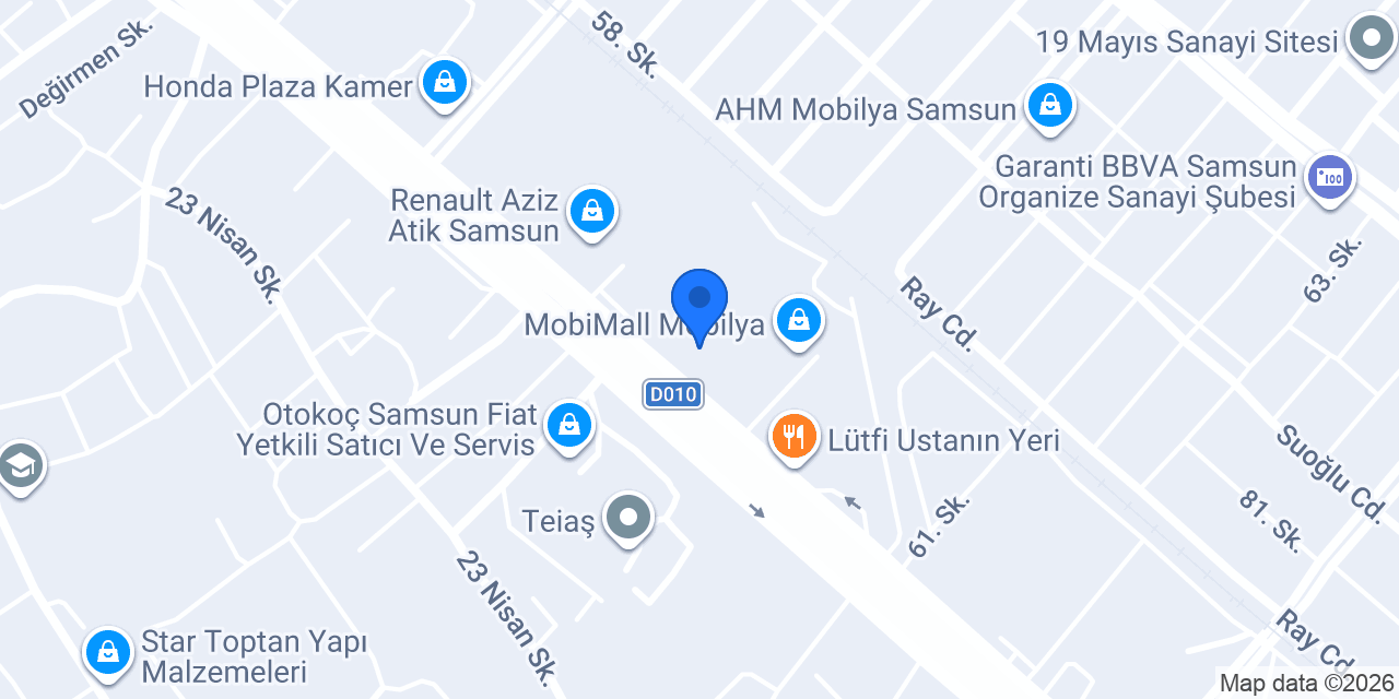 ÇETMEN MOBİLYA konumu
