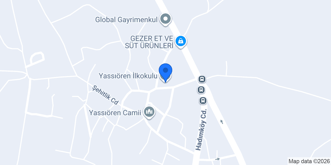 Yassıören İlkokulu konumu