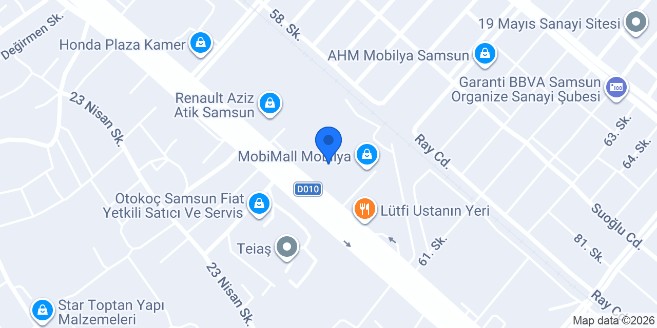 YAPI MARKET konumu
