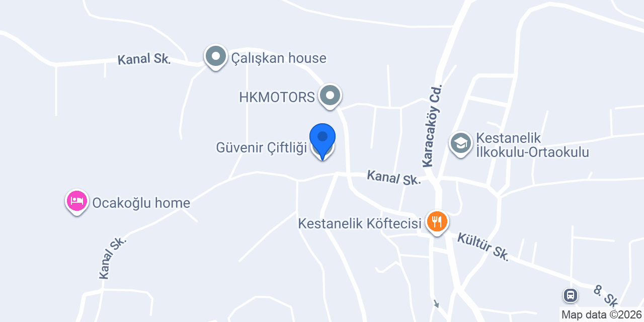 Güvenir Çiftliği konumu