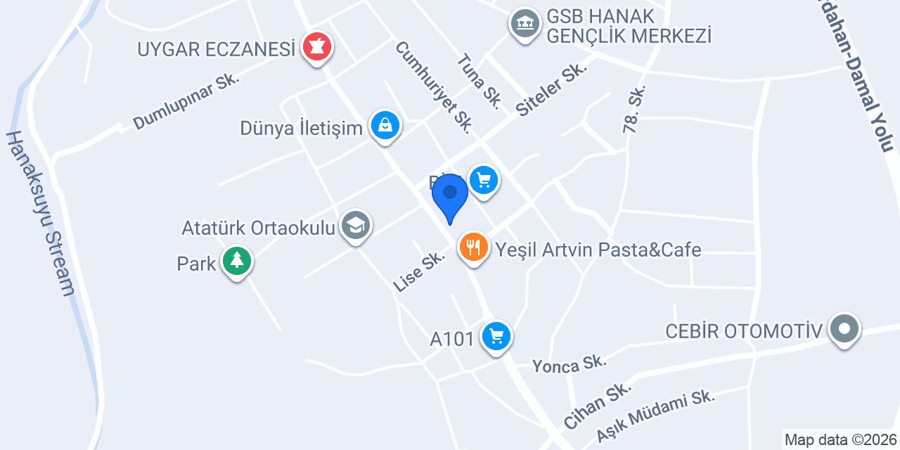 Koç Kebap konumu
