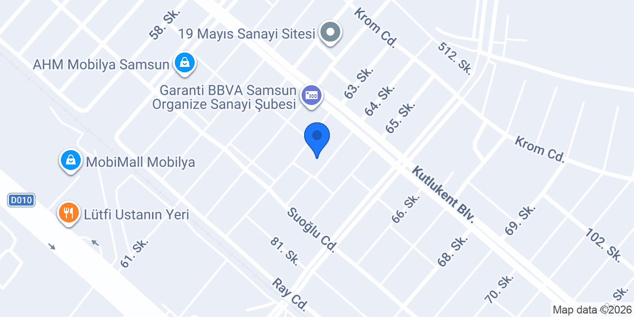 Özçelik Mobilya konumu