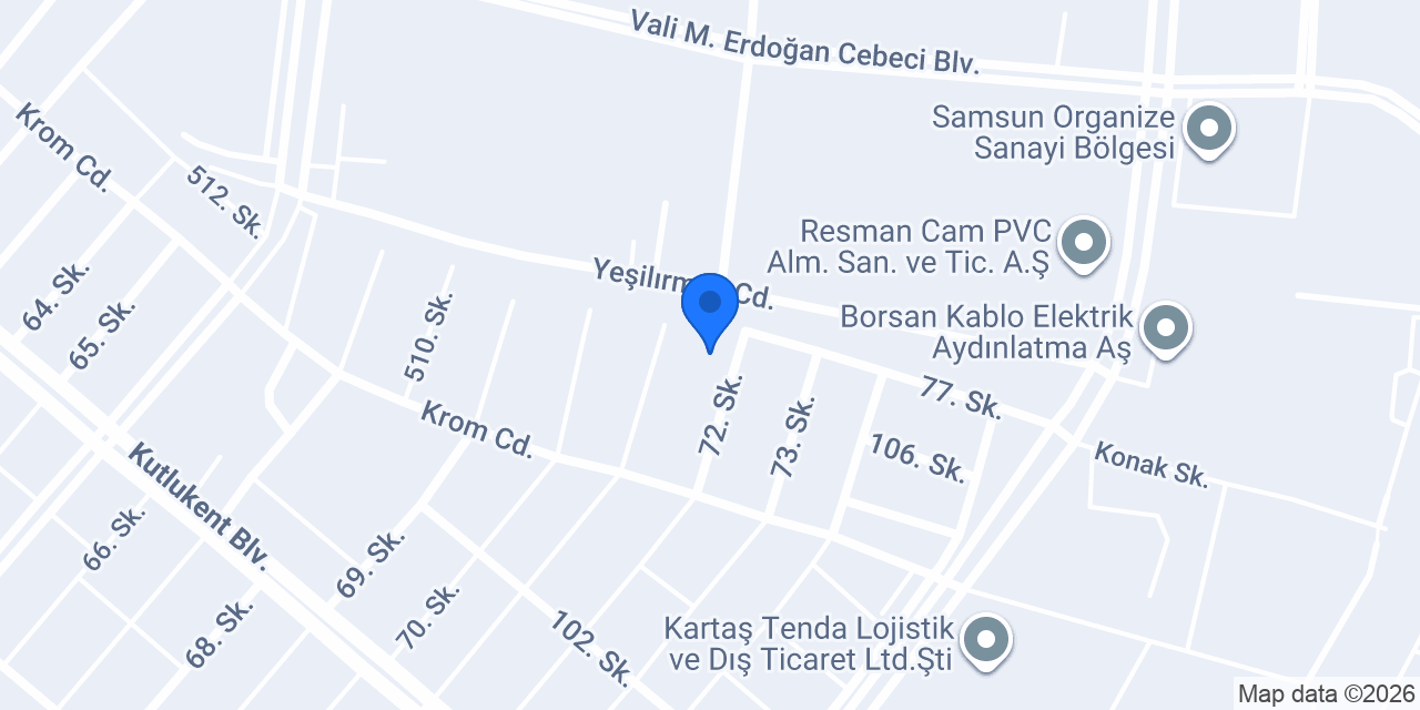 Öz Deko Mobilya konumu
