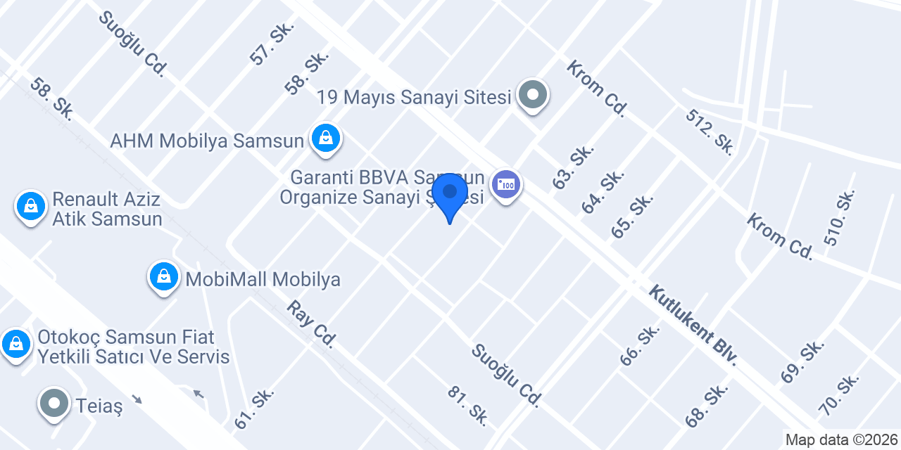 Özten Mobilya konumu
