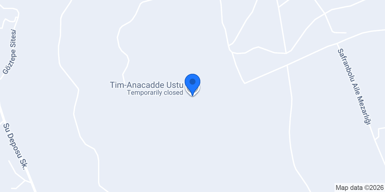 Tim-Anacadde Ustu konumu
