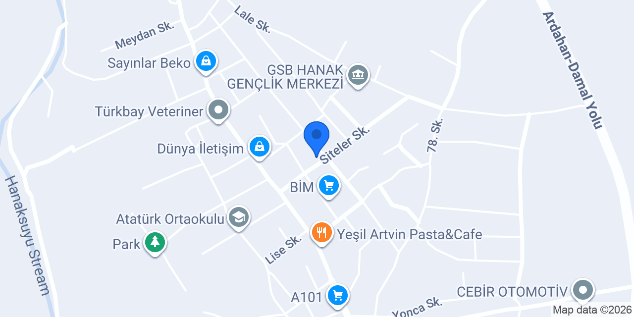 Tapu Müdürlüğü konumu