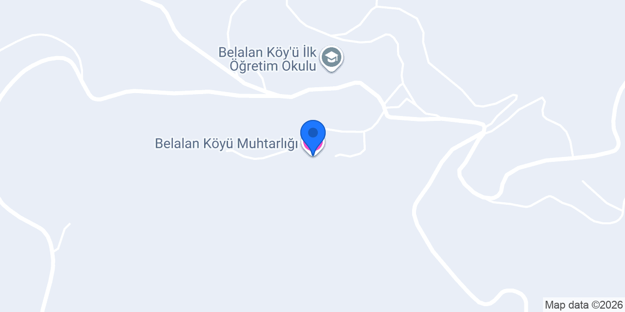 Belalan Köyü Muhtarlığı konumu