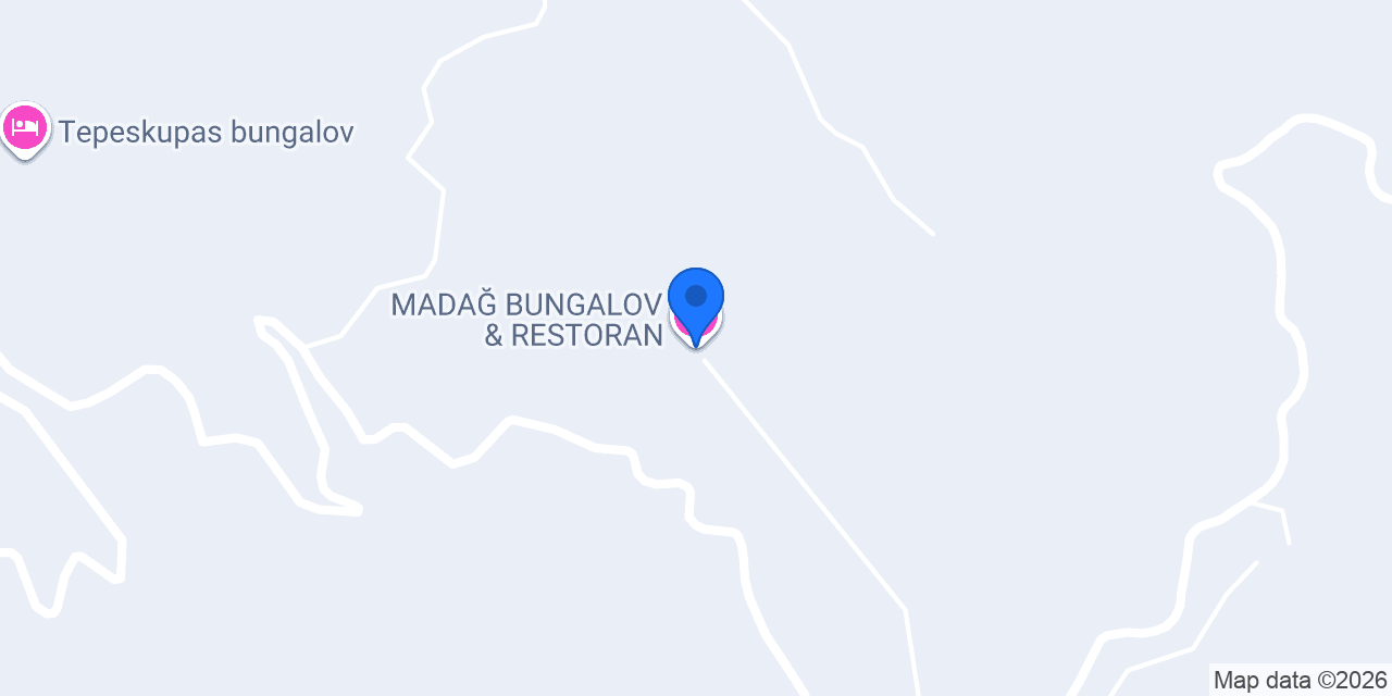 MADAĞ BUNGALOV & RESTORAN konumu