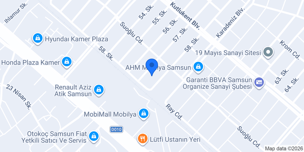 Aşar Mobilya konumu