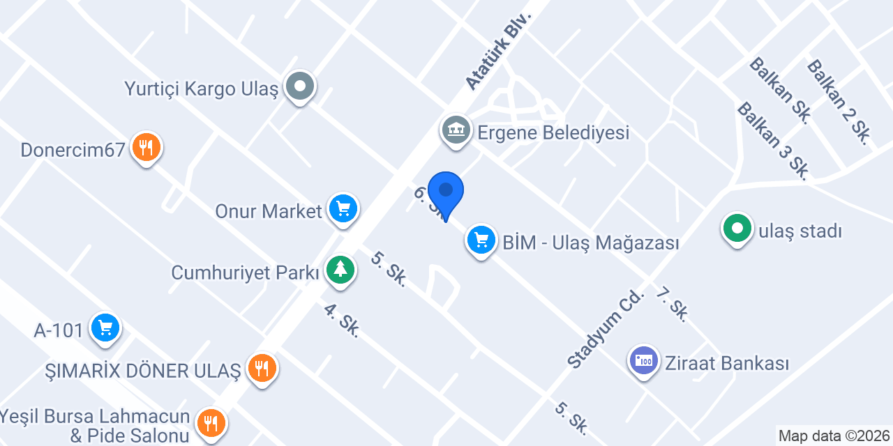 SERKAN NAKLİYAT konumu