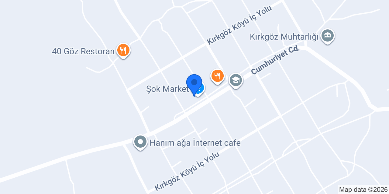ŞENTUNA MARKET konumu