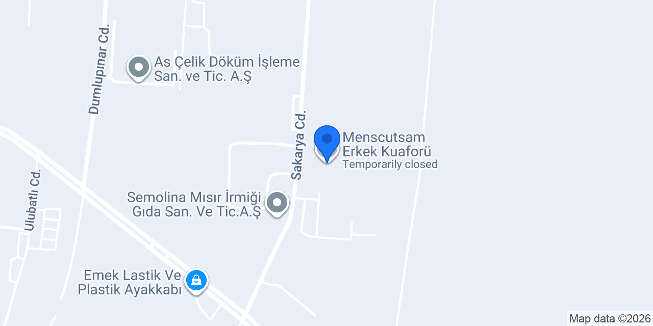 Menscutsam Erkek Kuaforü konumu