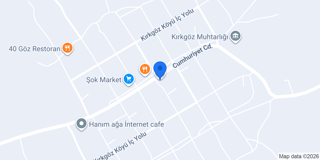Kırkgöz İlköğretim Okulu konumu