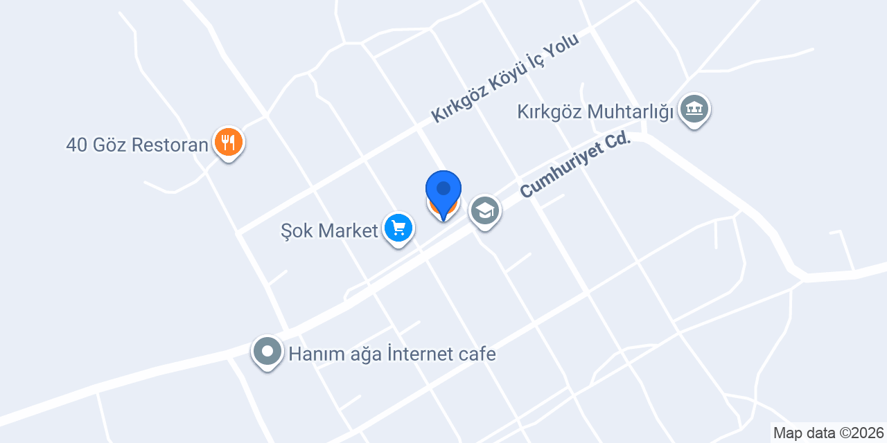 Çınar kokoreç konumu