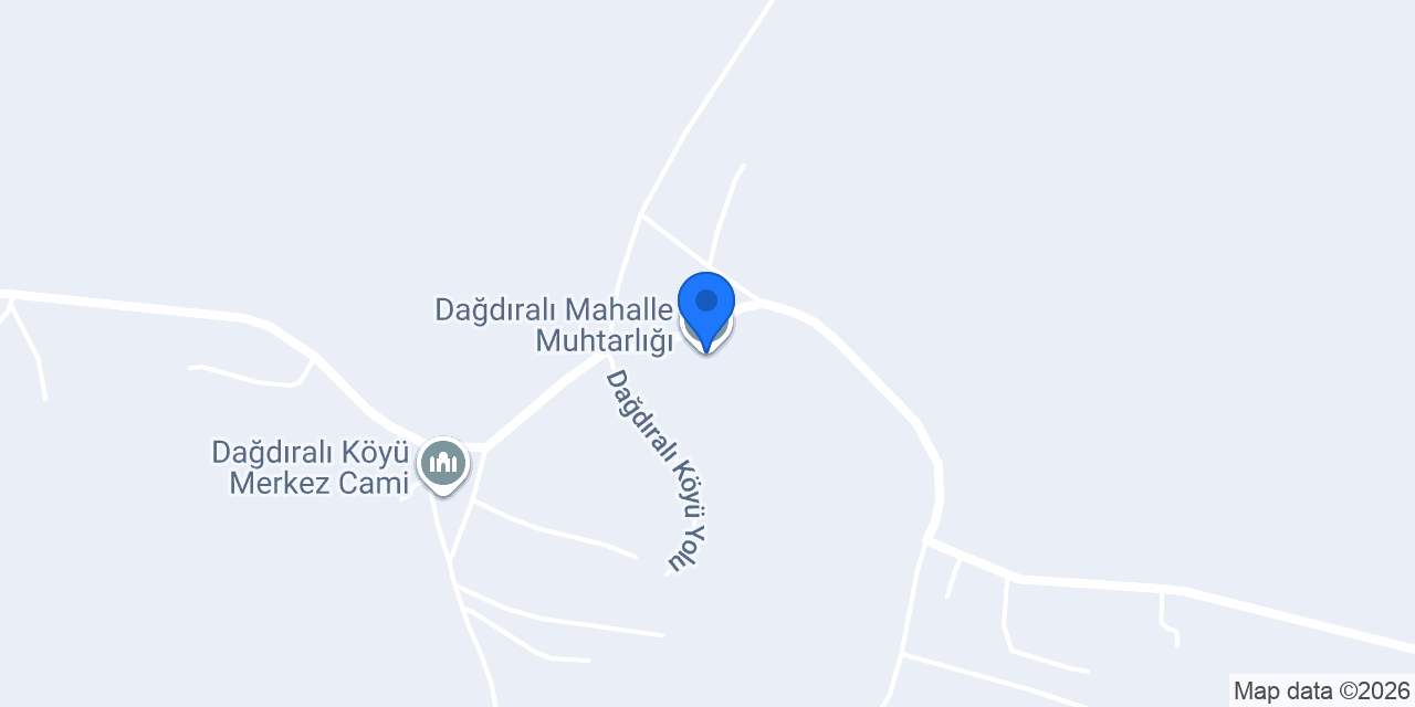 Dağdıralı Mahalle Muhtarlığı konumu