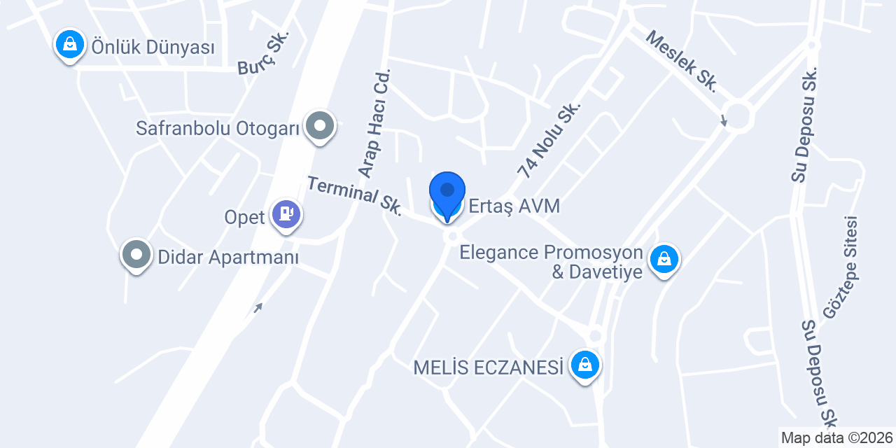 Ertaş AVM konumu