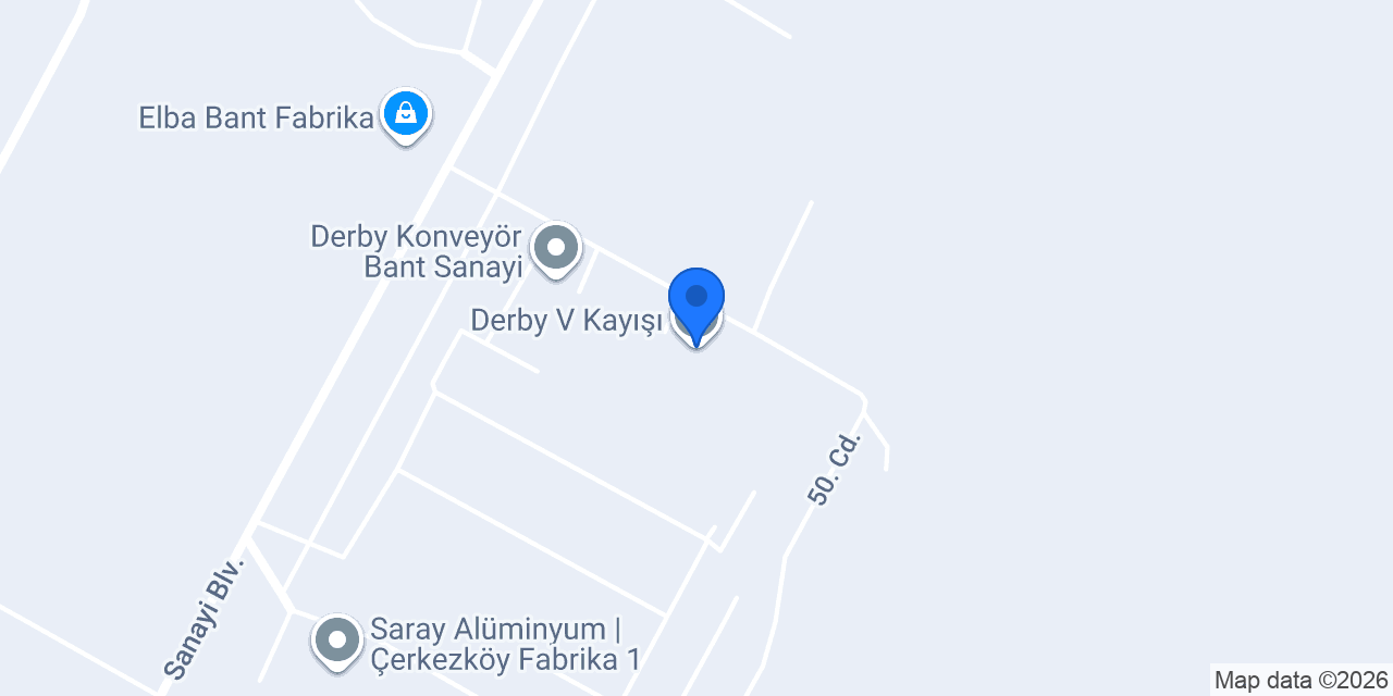 Derby V Kayışı konumu