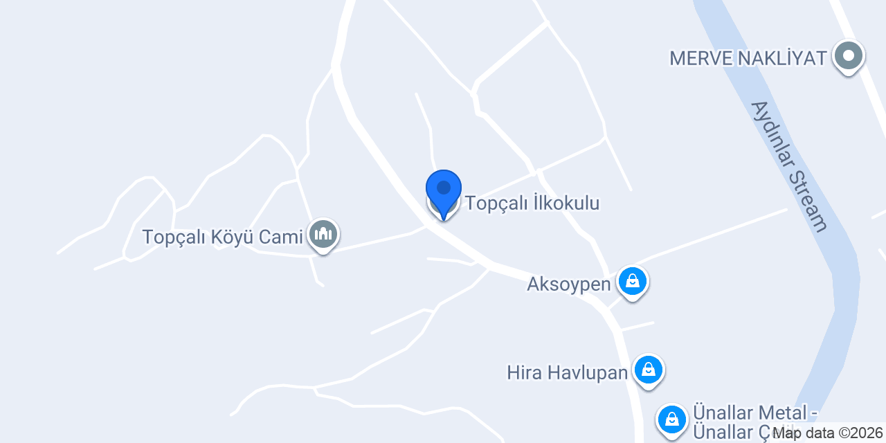 Topçalı İlkokulu konumu