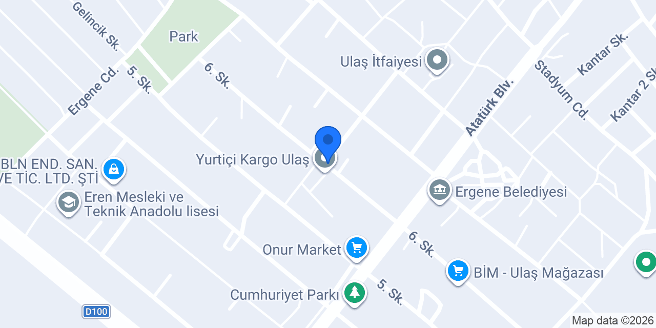 Gökben Organizasyon konumu