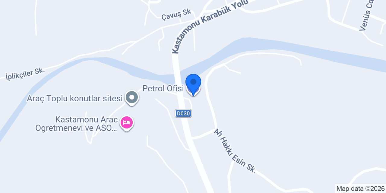 Petrol Ofisi konumu