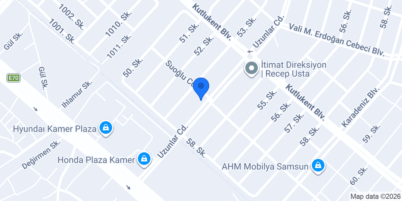HM MOBİLYA konumu