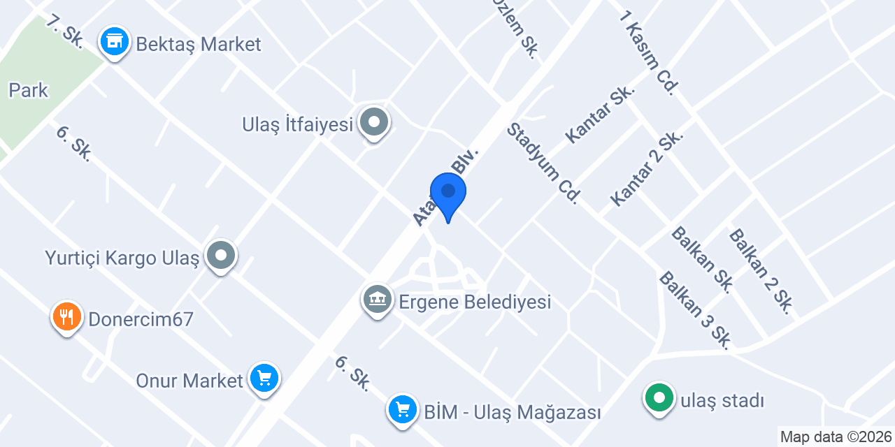 Ulaş ASM konumu
