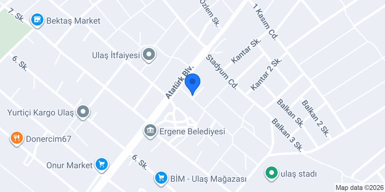 Ulaş İlk Okulu konumu