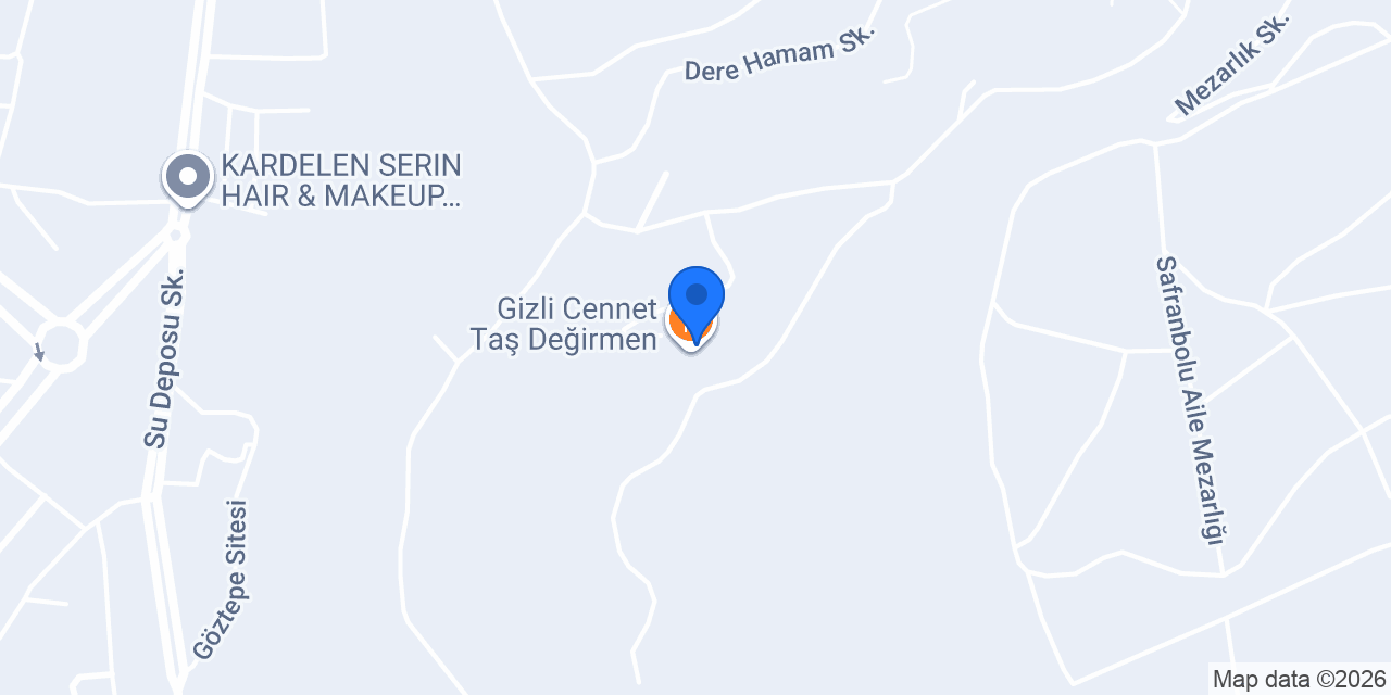 Dereköy Dizdar Su Değirmeni konumu