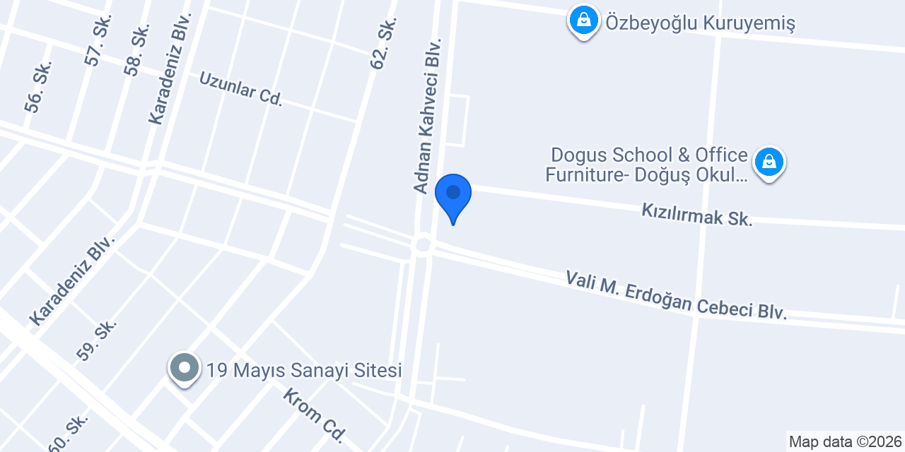 Özfen Makina Sanayi & Dış Ticaret A.Ş. konumu