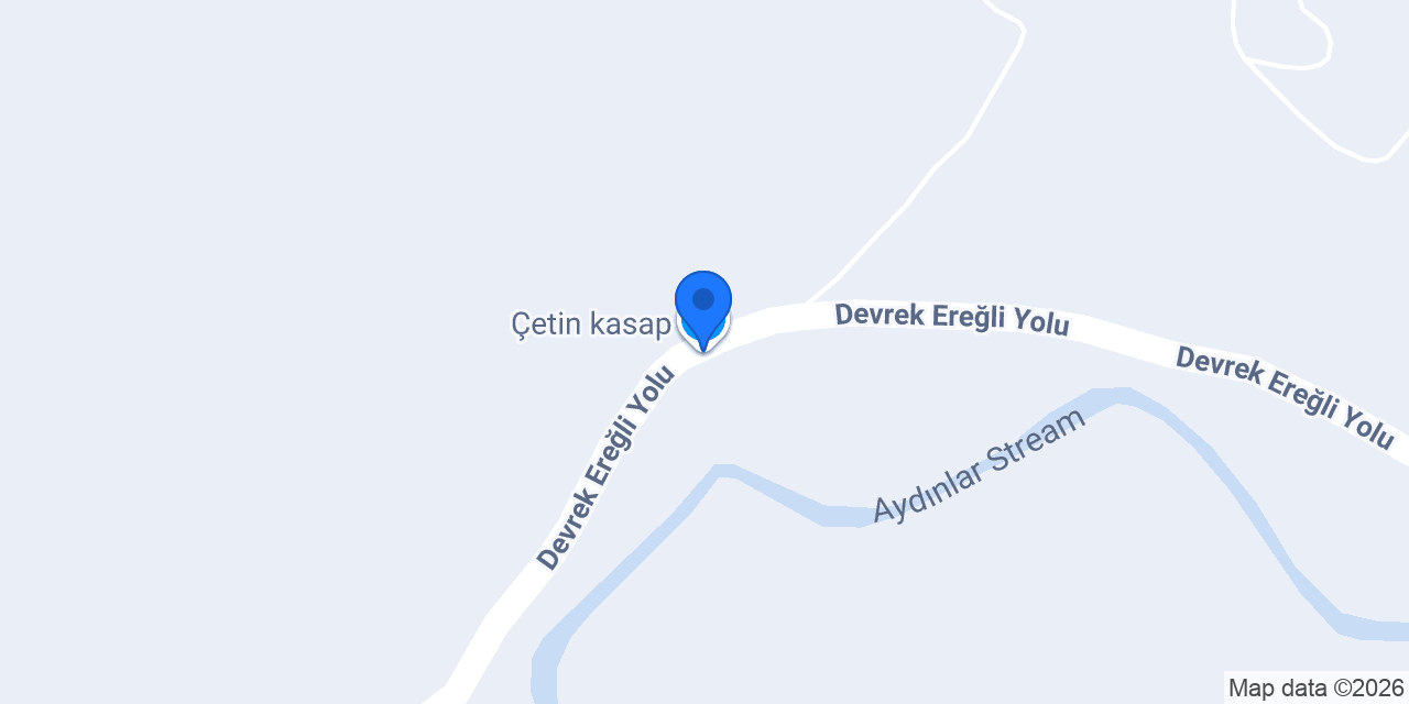 Çetin kasap konumu