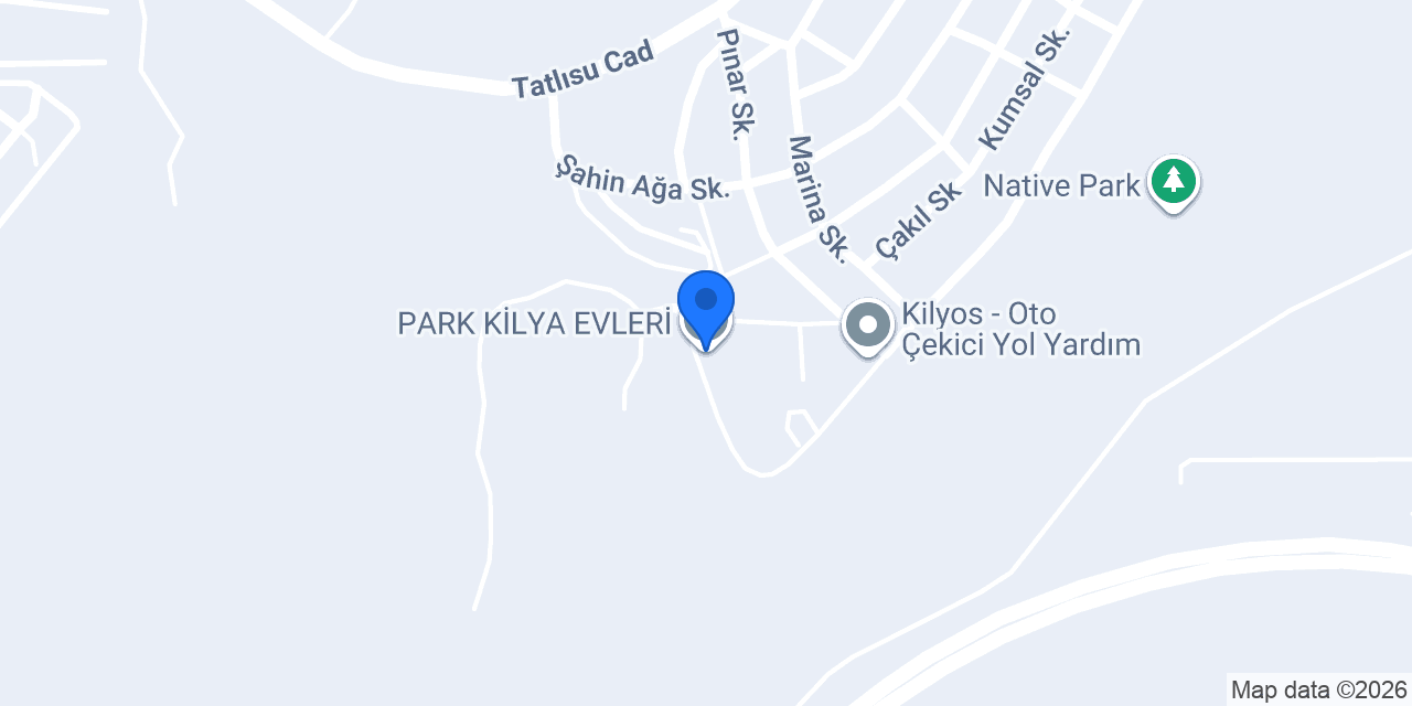 PARK KİLYA EVLERİ konumu