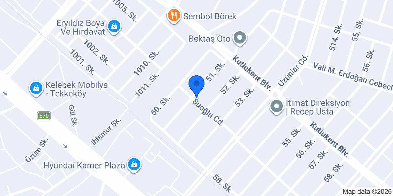 Ustam Temel konumu