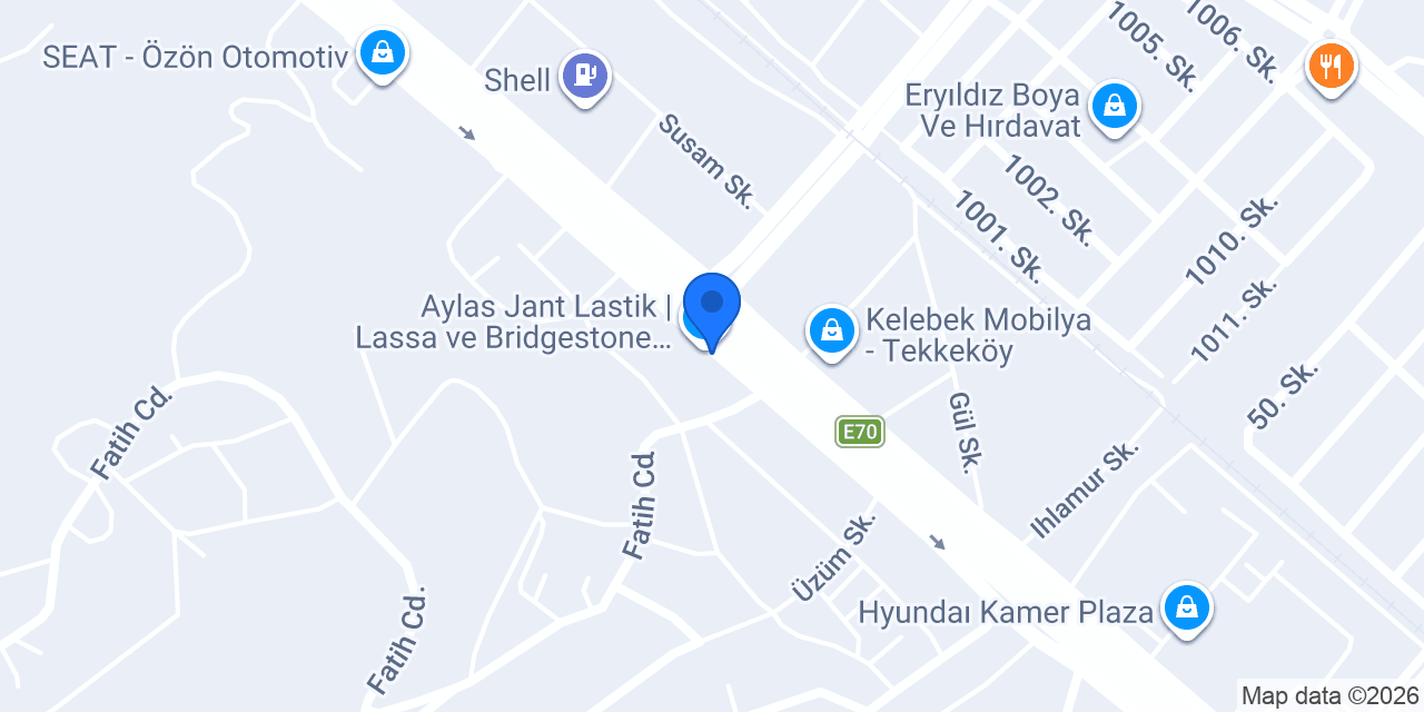 Dekor Çelik Yapı Ltd. Şti. konumu