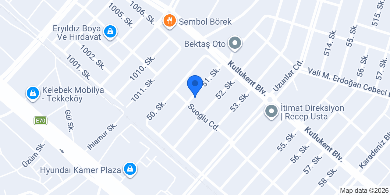 Ford yedek parça konumu