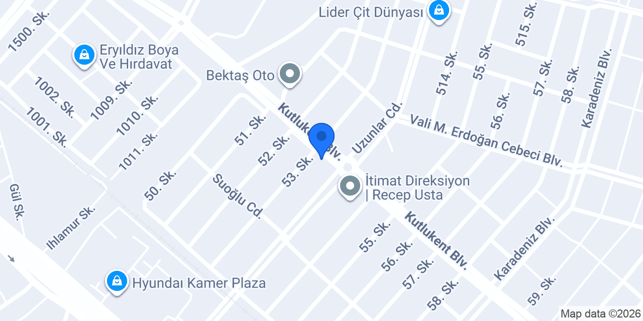 Örnek Halı Yıkama konumu