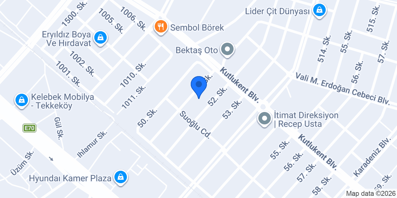 Albayrak UV Baskı konumu