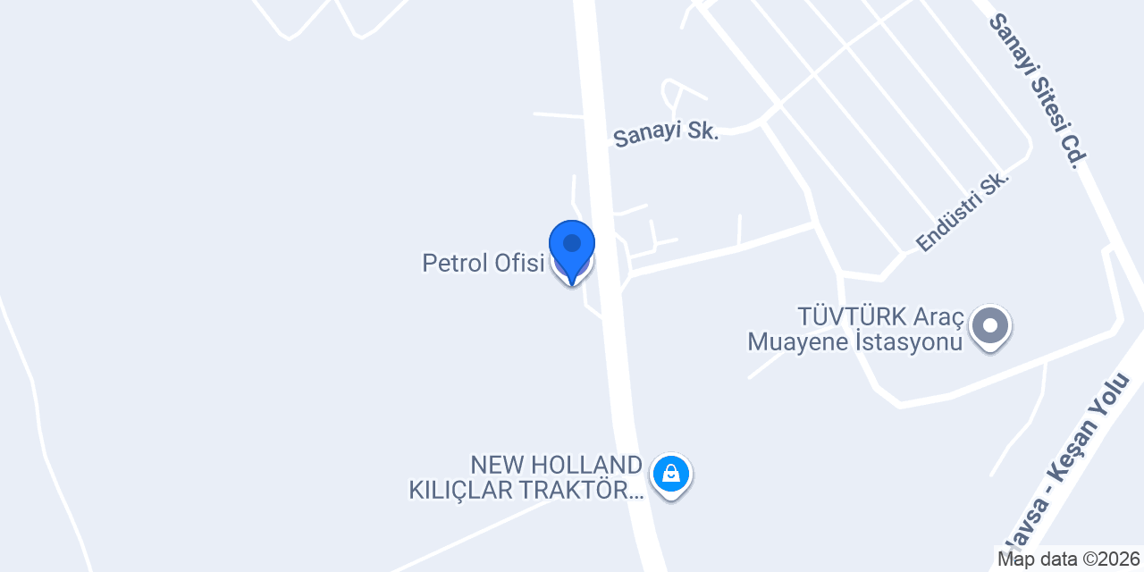 Petrol Ofisi konumu